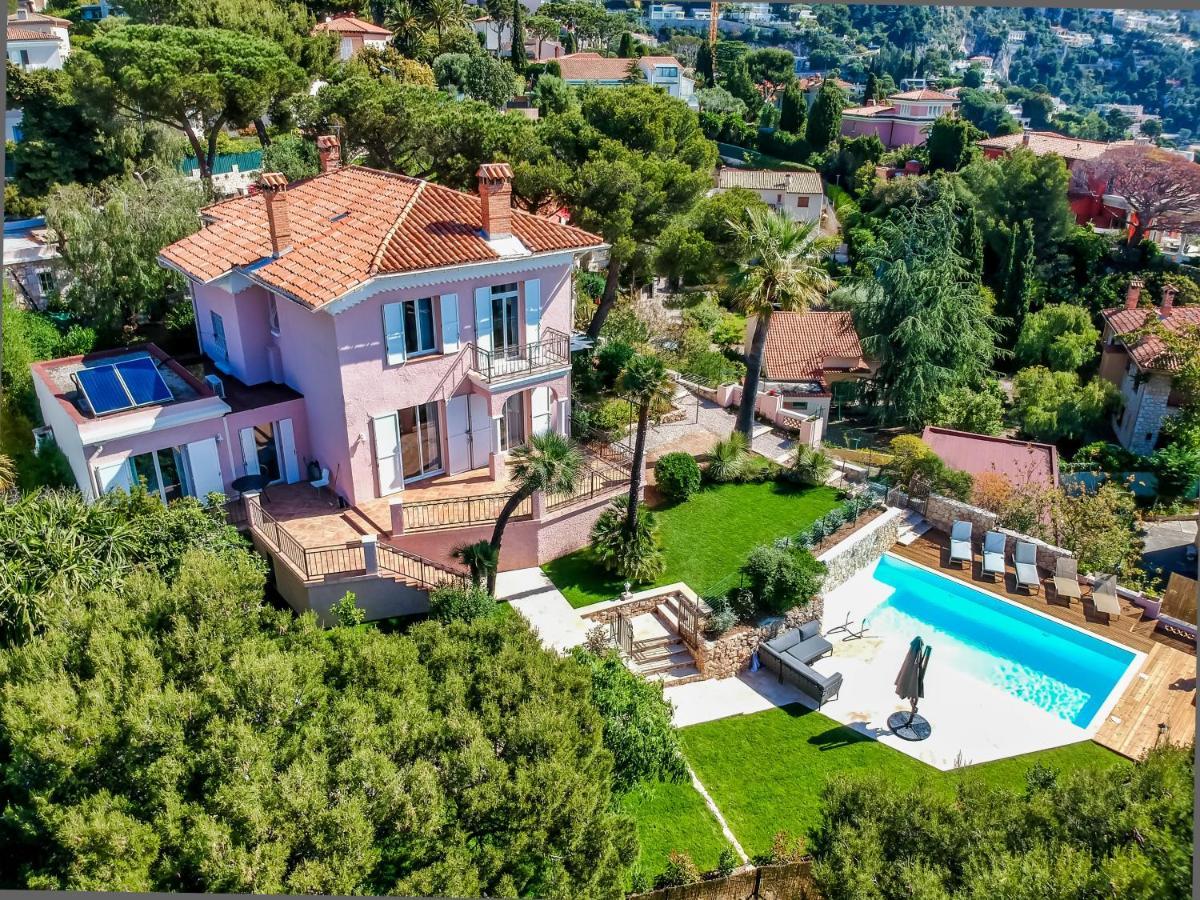 Stunning Seaview Villa. Villefranche Sur Mer エクステリア 写真