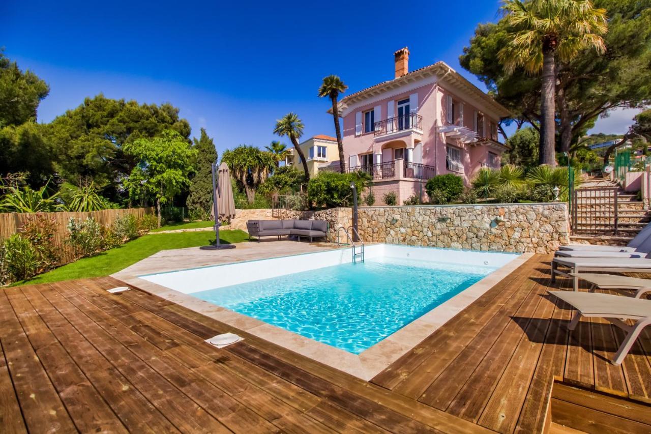 Stunning Seaview Villa. Villefranche Sur Mer エクステリア 写真