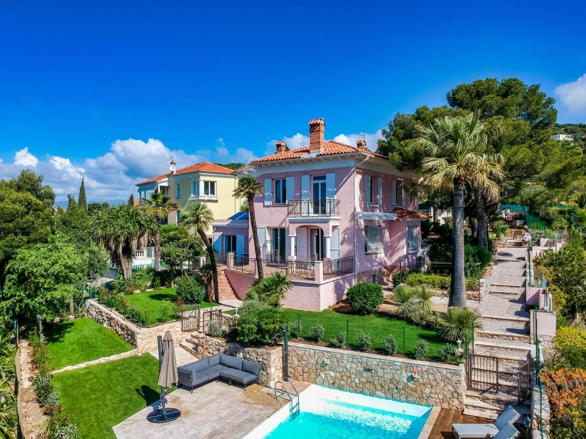 Stunning Seaview Villa. Villefranche Sur Mer エクステリア 写真