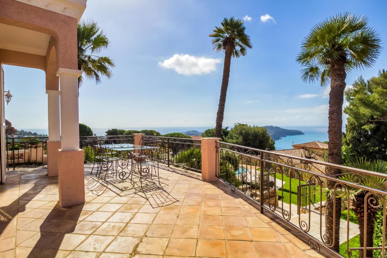Stunning Seaview Villa. Villefranche Sur Mer エクステリア 写真